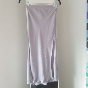 BNWT Free People Lavender/Silver Midi Skirt XS